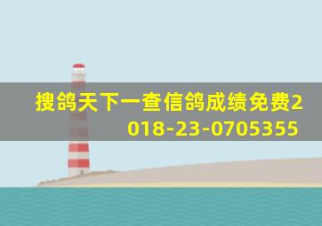 搜鸽天下一查信鸽成绩免费2018-23-0705355