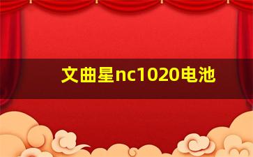 文曲星nc1020电池