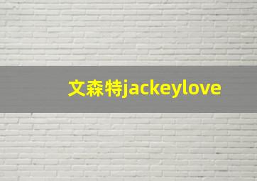 文森特jackeylove