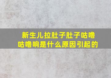 新生儿拉肚子肚子咕噜咕噜响是什么原因引起的