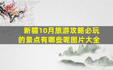 新疆10月旅游攻略必玩的景点有哪些呢图片大全