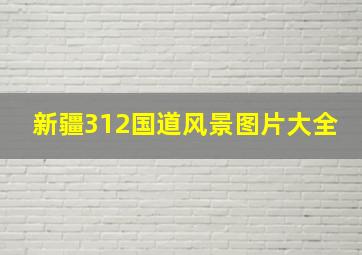 新疆312国道风景图片大全