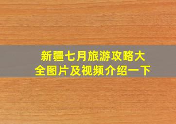 新疆七月旅游攻略大全图片及视频介绍一下