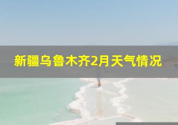 新疆乌鲁木齐2月天气情况