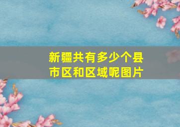 新疆共有多少个县市区和区域呢图片