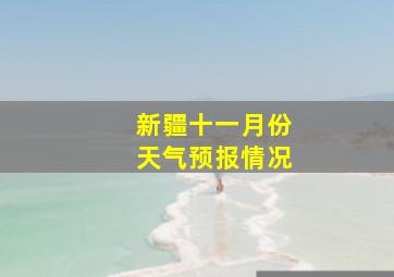 新疆十一月份天气预报情况