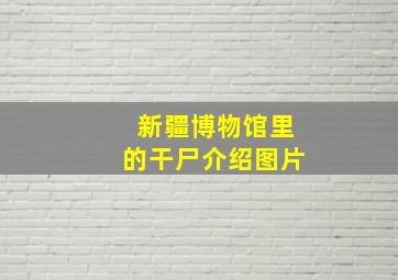 新疆博物馆里的干尸介绍图片