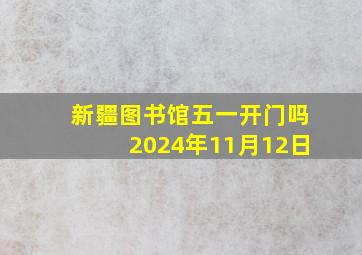 新疆图书馆五一开门吗2024年11月12日