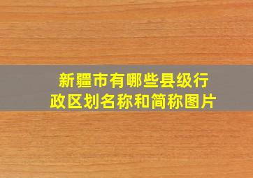 新疆市有哪些县级行政区划名称和简称图片