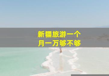 新疆旅游一个月一万够不够