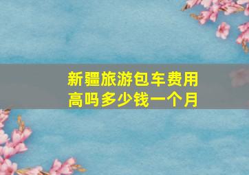 新疆旅游包车费用高吗多少钱一个月