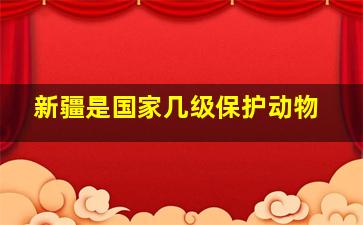 新疆是国家几级保护动物