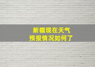 新疆现在天气预报情况如何了