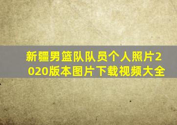 新疆男篮队队员个人照片2020版本图片下载视频大全