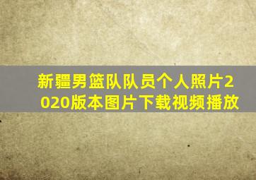 新疆男篮队队员个人照片2020版本图片下载视频播放