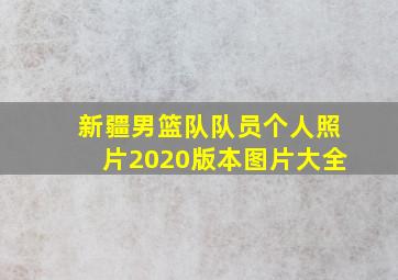 新疆男篮队队员个人照片2020版本图片大全