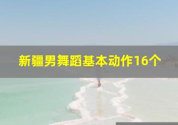 新疆男舞蹈基本动作16个