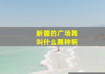 新疆的广场舞叫什么舞种啊