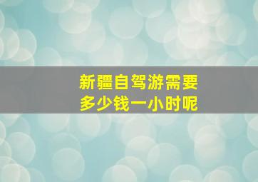 新疆自驾游需要多少钱一小时呢