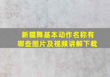 新疆舞基本动作名称有哪些图片及视频讲解下载