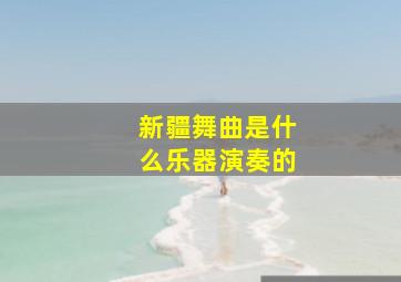 新疆舞曲是什么乐器演奏的