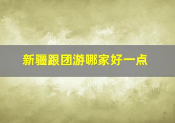 新疆跟团游哪家好一点