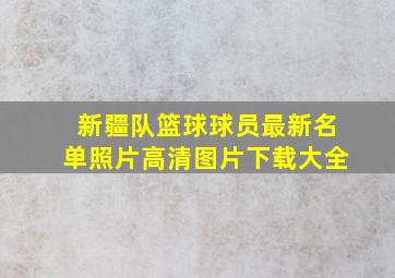 新疆队篮球球员最新名单照片高清图片下载大全