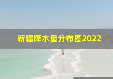 新疆降水量分布图2022