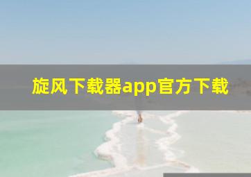 旋风下载器app官方下载