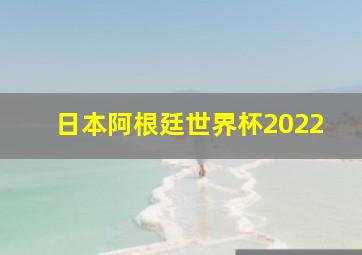 日本阿根廷世界杯2022