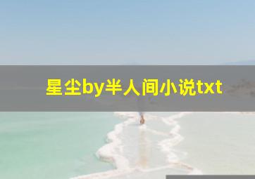 星尘by半人间小说txt