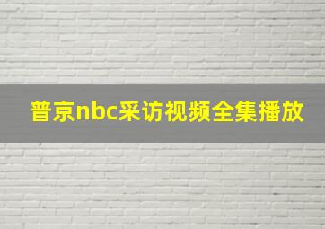 普京nbc采访视频全集播放