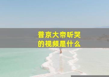 普京大帝听哭的视频是什么