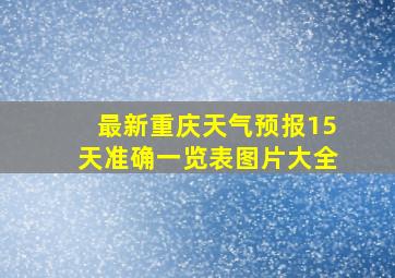 最新重庆天气预报15天准确一览表图片大全