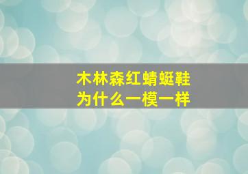 木林森红蜻蜓鞋为什么一模一样