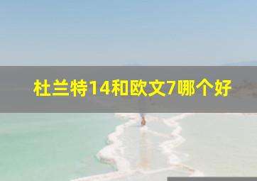 杜兰特14和欧文7哪个好