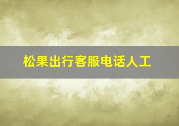 松果出行客服电话人工