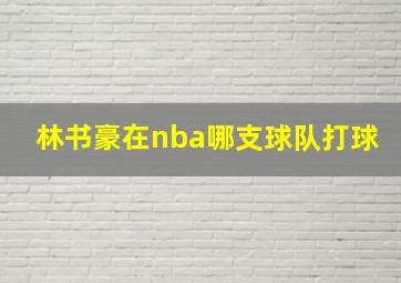 林书豪在nba哪支球队打球