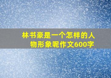 林书豪是一个怎样的人物形象呢作文600字