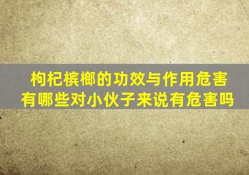 枸杞槟榔的功效与作用危害有哪些对小伙子来说有危害吗