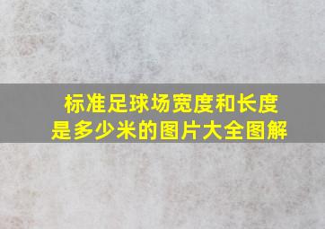 标准足球场宽度和长度是多少米的图片大全图解