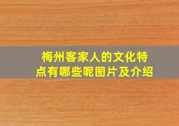 梅州客家人的文化特点有哪些呢图片及介绍