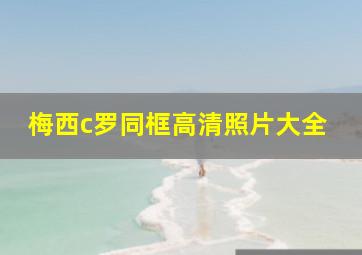 梅西c罗同框高清照片大全