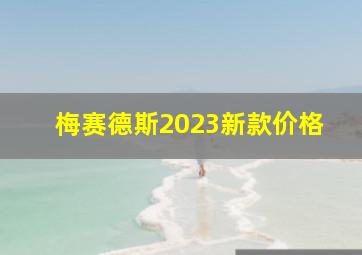 梅赛德斯2023新款价格