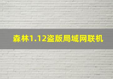 森林1.12盗版局域网联机