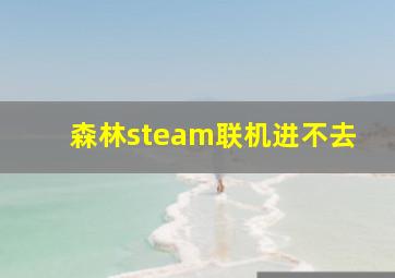 森林steam联机进不去