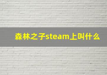 森林之子steam上叫什么