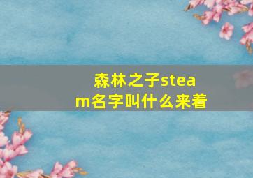 森林之子steam名字叫什么来着