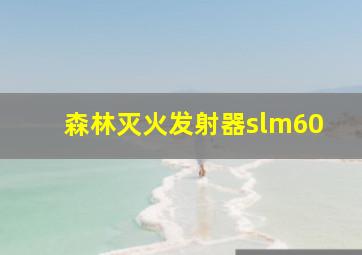 森林灭火发射器slm60