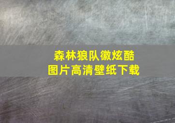 森林狼队徽炫酷图片高清壁纸下载